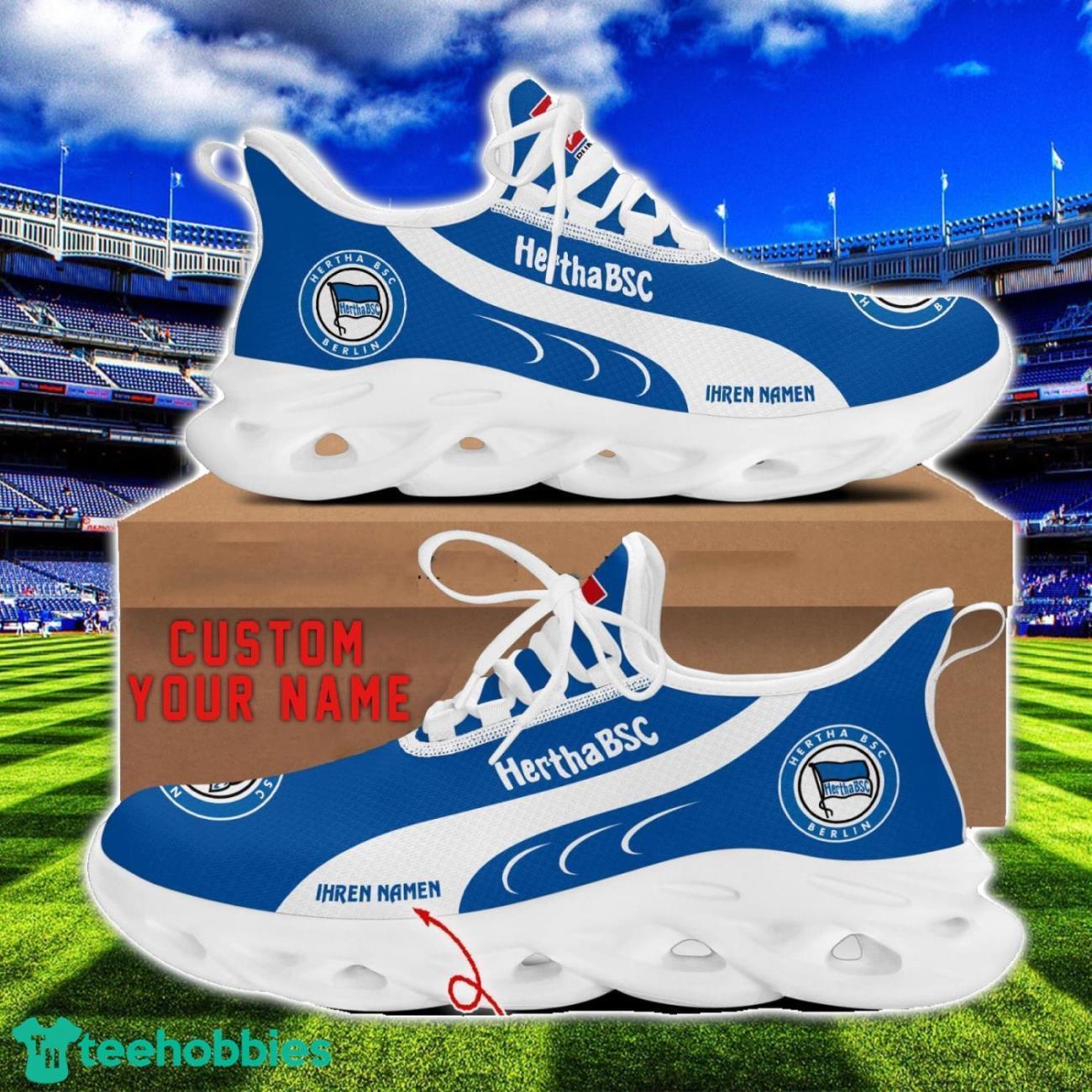 Hertha BSC Max Soul Shoes Custom Name Men Women Running Sneakers Product Photo 1