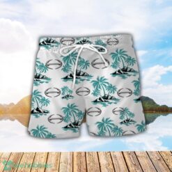 Hino Tropical Coconut Pattern Combo 3D Hawaiian Shirt And Shorts Product Photo 2