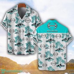 Hino Tropical Coconut Pattern Combo 3D Hawaiian Shirt And Shorts Product Photo 1