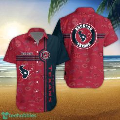Houston Texans Logo team 3D All Over Printed 3D Hawaiian Shirt Custom Name For Fans Product Photo 1