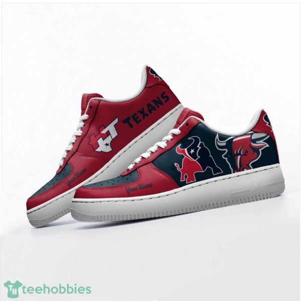 Houston Texans Personalized Name AF Sneakers Men Women Air Force Shoes Product Photo 3
