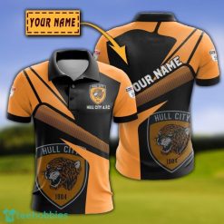 Hull City 3D Polo Shirt Custom Name For Fans Product Photo 1