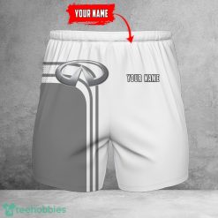 Infiniti 3D Beach Shorts For Men Logo Car And Custom Name For Fans Product Photo 1