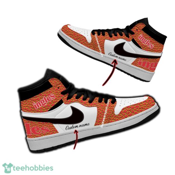 Ingles Air Jordan Hightop Shoes Personalized Crocodile Skin Pattern Gift Sneakers Fans - Ingles Air Jordan Hightop Shoes Personalized Design 2
