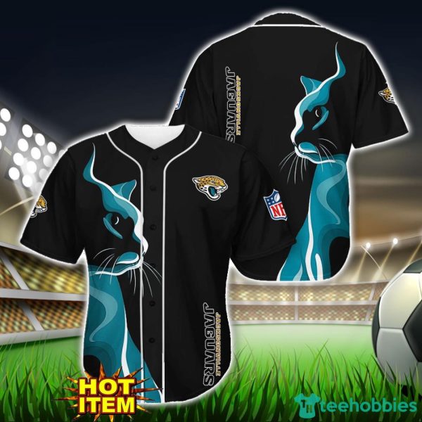 Jacksonville Jaguars Black Baseball Jersey Shirt For Fans Product Photo 1