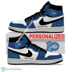 Jetblue Air Jordan Hightop Shoes Personalized Crocodile Skin Pattern Gift For Men Women Fans - Jetblue Air Jordan Hightop Shoes Personalized Design 2