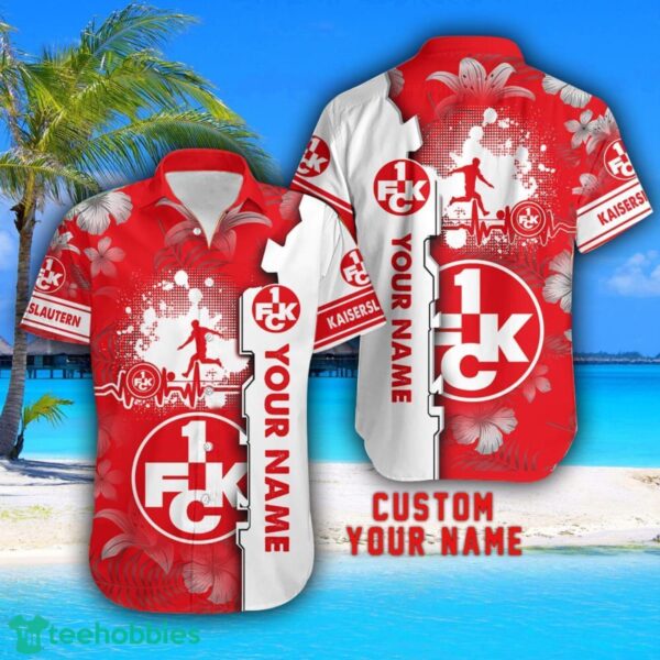 Kaiserslautern Tropical Combo Hawaiian Shirt And Shorts Personalized Name For Fans Product Photo 2