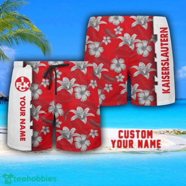 Kaiserslautern Tropical Combo Hawaiian Shirt And Shorts Personalized Name For Fans Product Photo 3