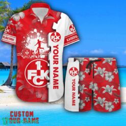 Kaiserslautern Tropical Combo Hawaiian Shirt And Shorts Personalized Name For Fans Product Photo 1