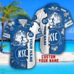 Karlsruher SC Tropical Combo Hawaiian Shirt And Shorts Personalized Name For Fans Product Photo 2