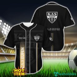 K.A.S. Eupen Black Baseball Jersey Shirt For Fans Product Photo 1