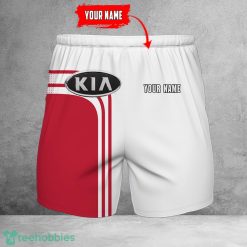 Kia 3D Beach Shorts For Men Logo Car And Custom Name For Fans Product Photo 1