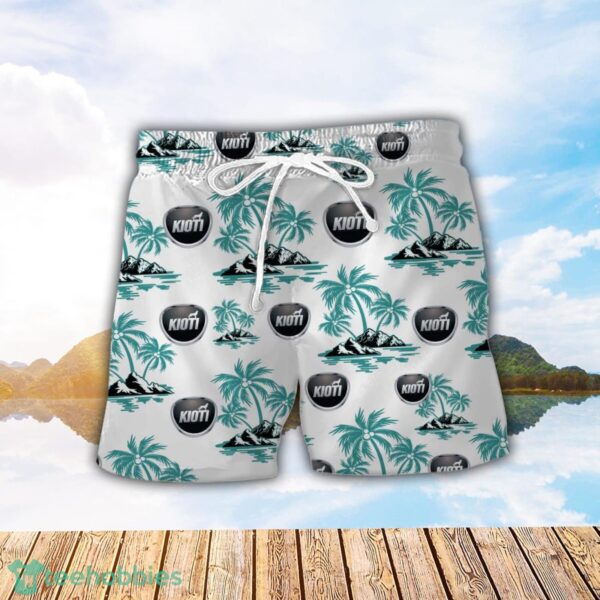 Kioti Tropical Coconut Pattern Combo 3D Hawaiian Shirt And Shorts Product Photo 2