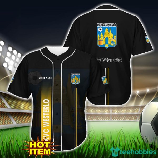 K.V.C. Westerlo Black Baseball Jersey Shirt For Fans Product Photo 1