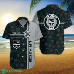 LA Kings Logo team 3D All Over Printed 3D Hawaiian Shirt Custom Name For Fans Product Photo 1