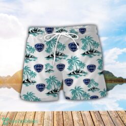 Lancia Tropical Coconut Pattern Combo 3D Hawaiian Shirt And Shorts Product Photo 2