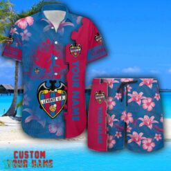 Levante Tropical Combo Hawaiian Shirt And Shorts Personalized Name For Fans Product Photo 1