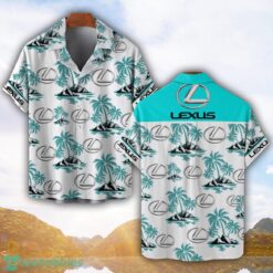 Lexus Tropical Coconut Pattern Combo 3D Hawaiian Shirt And Shorts Product Photo 1