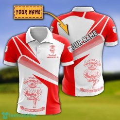 Lincoln City F.C 3D Polo Shirt Custom Name For Fans Product Photo 1