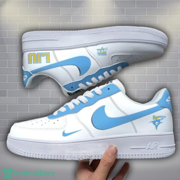 LIU Sharks NCAA Mix Corlor Air Force Shoes Treding Gift For Men Women Sneakers Product Photo 1
