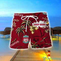 Liverpool F.C 3D Hawaiian Shirt And Shorts Custom Name Beach Shirt Product Photo 2