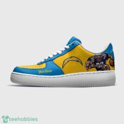 Los Angeles Chargers Personalized Name AF Sneakers Men Women Air Force Shoes Product Photo 2