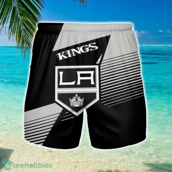Los Angeles Kings 3D Beach Shorts Summer Vacation Gift For Men Product Photo 1