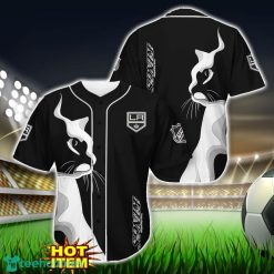 Los Angeles Kings Black Baseball Jersey Shirt For Fans Product Photo 1