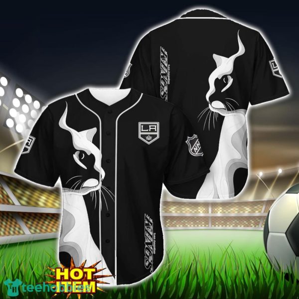 Los Angeles Kings Black Baseball Jersey Shirt For Fans Product Photo 1