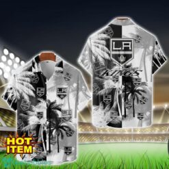 Los Angeles Kings Hawaiian Shirt 3D Vintage Coconut Pattern Beach Shirt Product Photo 1