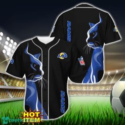 Los Angeles Rams Black Baseball Jersey Shirt For Fans Product Photo 1