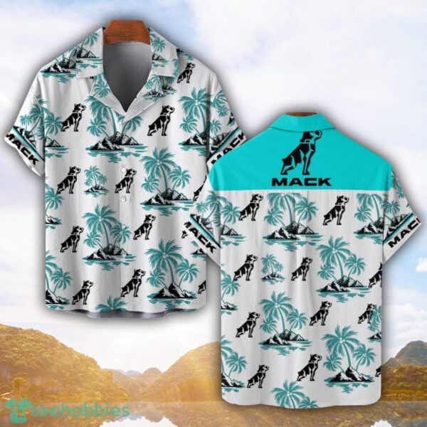 Mack Tropical Coconut Pattern Combo 3D Hawaiian Shirt And Shorts Product Photo 1