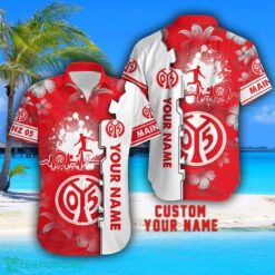 Mainz 05 Tropical Combo Hawaiian Shirt And Shorts Personalized Name For Fans Product Photo 2