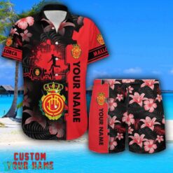 Mallorca Tropical Combo Hawaiian Shirt And Shorts Personalized Name For Fans Product Photo 1