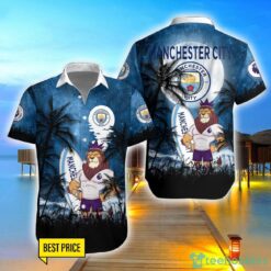 Manchester City F.C 3D Hawaiian Shirt And Shorts For Fans Product Photo 1