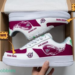 Manly Warringah Sea Eagles Air Force Shoes Custom Name Men Women Gift AF1 Shoes Product Photo 1