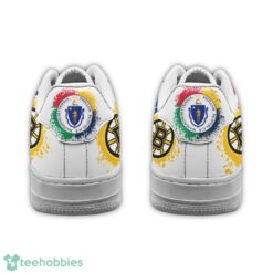 Massachusetts Team Paint NFL MLB NBA Air Force Sneakers AF1 Shoes Product Photo 4