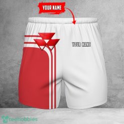 Massey Ferguson 3D Beach Shorts For Men Logo Car And Custom Name For Fans Product Photo 1