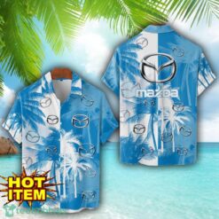 Mazda Hawaii Shirt All Over Printed Logo And Coconut Pattern Hawaiian Shirt Product Photo 1
