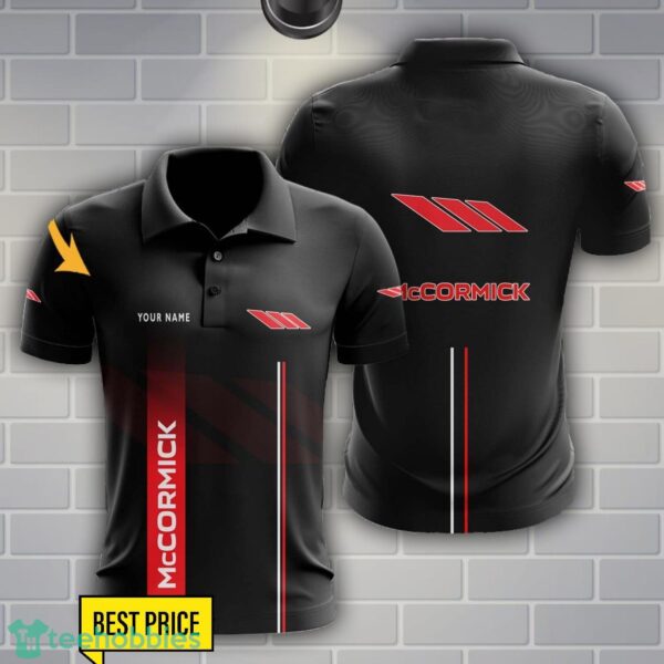 McCormick Polo Shirt Personalized Name Black Color Product Photo 1