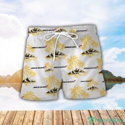 McLaren Yellow Coconut Pattern Combo 3D Hawaiian Shirt And Shorts image McLaren Yellow Coconut Pattern Combo 3D Hawaiian Shirt And Shorts Product Photo 2