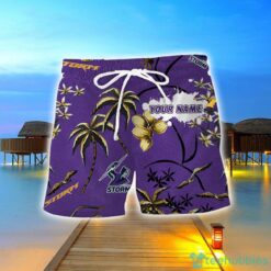 Melbourne Storm 3D Hawaiian Shirt And Shorts Custom Name Beach Shirt Product Photo 2