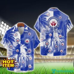 MFK Vyskov All Over Printed Logo And Coconut Pattern Hawaiian Shirt Product Photo 1
