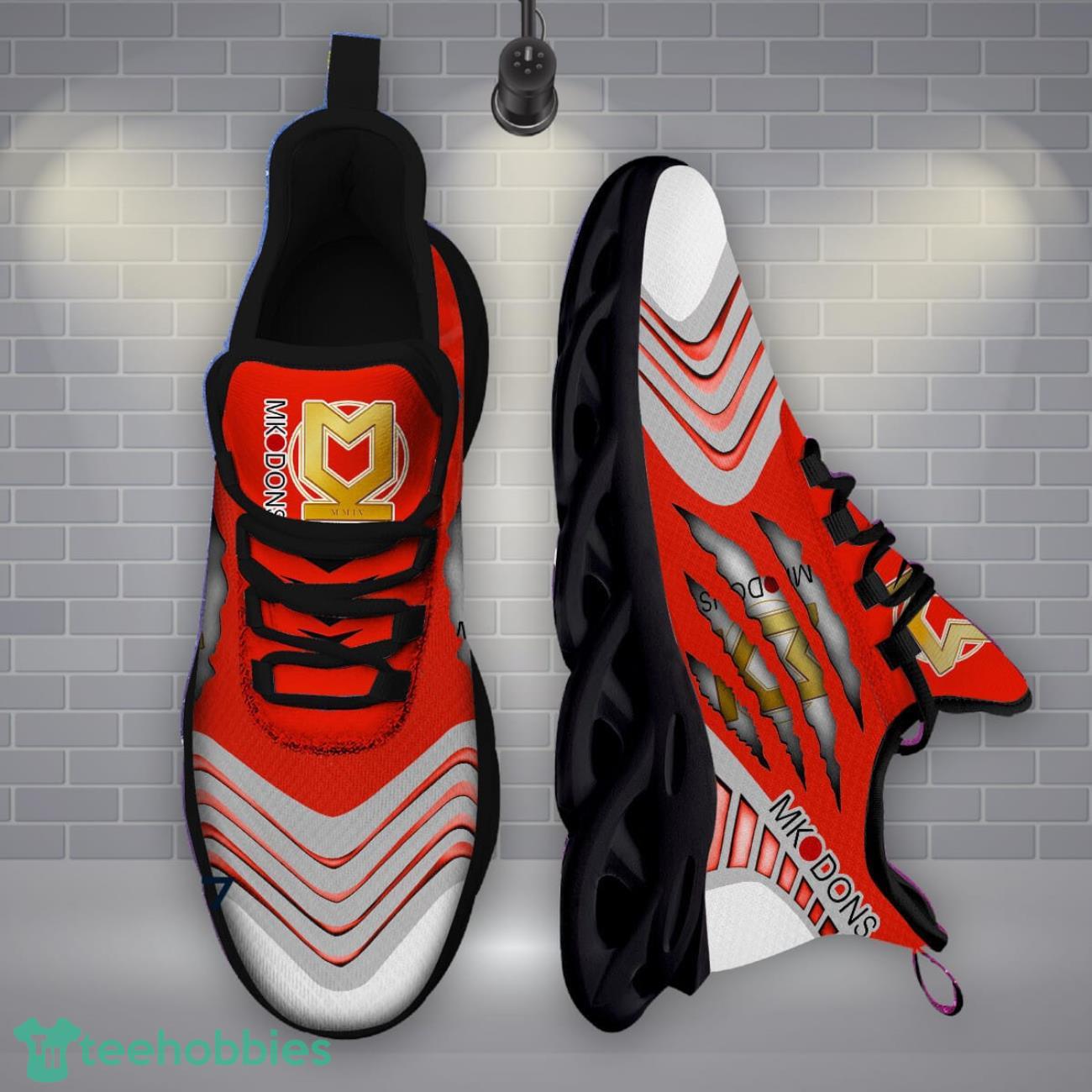 Milton Keynes Dons Sneakers Wolf Scratch Designs Max Soul Shoes Running Shoes image Milton Keynes Dons Sneakers Wolf Scratch Designs Max Soul Shoes Running Shoes Product Photo 2
