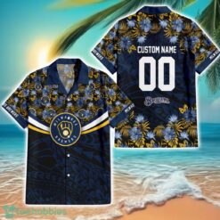 Milwaukee Brewers MLB Hawaiian Shirt Aloha Beach Shirt Custom Name And Number For Team Product Photo 1