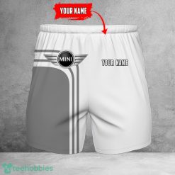 Mini 3D Beach Shorts For Men Logo Car And Custom Name For Fans Product Photo 1