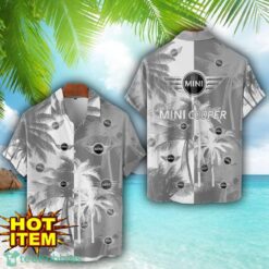 Mini Cooper Hawaii Shirt All Over Printed Logo And Coconut Pattern Hawaiian Shirt Product Photo 1
