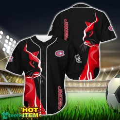 Montreal Canadiens Black Baseball Jersey Shirt For Fans Product Photo 1