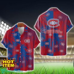 Montreal Canadiens Hawaiian Shirt 3D Vintage Coconut Pattern Beach Shirt Product Photo 1