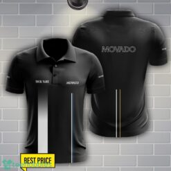 Movado Polo Shirt Personalized Name Black Color Product Photo 1